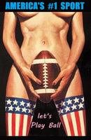 Lets Play Ball Americas #1 Sport Fridge Magnet 6x9 Large