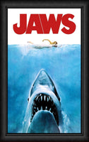 Jaws Movie Poster Magnetic Canvas Print Fridge Magnet 10x17 Large