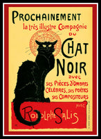 Tournée du Chat Noir Vintage Black Cat Canvas Print Fridge Magnet 11x15 Large