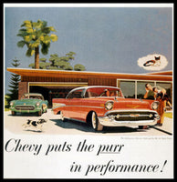 Chevy Corvette Bel Air Sports Coup Fridge Magnet 8x8 Large