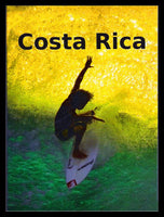 Costa Rica Surfing Travel Poster Fridge Magnet 6x8 Large
