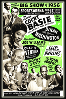 Count Basie Big Band Concert Poster Fridge Magnet 6x8 Large
