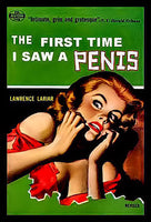 The First Time I Saw a Penis Pulp Fiction Cover Art Fridge Magnet 3.5 x5 Large