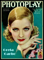 Greta Garbo Vintage Photoplay Art Cover Canvas Print Fridge Magnet 6x8 Large