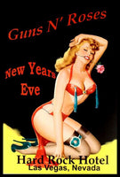 Guns and Roses Concert Poster Hard Rock Hotel Fridge Magnet 6x8 Large