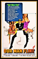 Our Man Flint Movie Poster James Coburn Canvas Print Fridge Magnet 6x8 Large