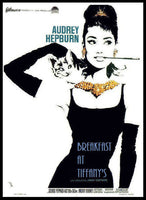 Breakfast at Tiffany's Audrey Hepburn Movie Poster Fridge Magnet 6x8 Large