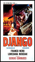 Django Franco Nero Italian Western Movie Poster Fridge Magnet 5x8.5 Large