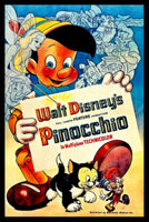 Pinocchio Walt Disney Magnetic Movies Poste Fridge Magnet 6x8 Large