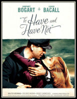 To Have and Have Not Bogart and Bacall Movie Poster Fridge Magnet 6x8 Large