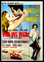Viva Las Vegas Elvis Movie Poster Fridge Magnet 6x8 Large Canvas Print