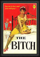 The Bitch Pulp Fiction Art Fridge magnet 6x8 Large
