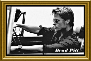 Brad Pitt Photograph Fridge Magnet 6x8 Large