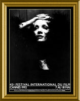 Cannes 45th Film Festival Marlene Dietrich Poster Fridge Magnet 11x14.5 Large
