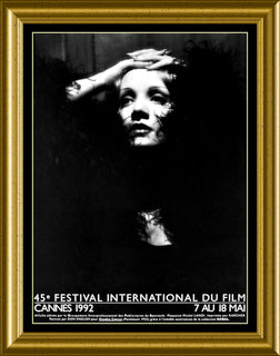Cannes 45th Film Festival Marlene Dietrich Poster Fridge Magnet 11x14.5 Large