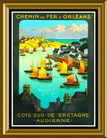 Chemin de Fer d Orleans France Travel Poster Fridge Magnet 6x8 Large
