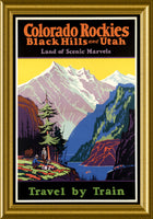 Colorado Rockies Black Hills Utah Travel Poster Fridge Magnet 6x8 Large
