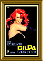 Gilda Rita Hayworth Vintage Movie Poster Canvas Print Fridge Magnet 6x8 Large
