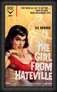 Girl from Hateville Pulp Fiction Magnetic Poster Fridge Magnet 6x8 Large