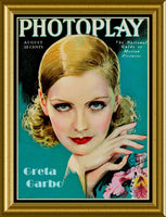 Greta Garbo Vintage Photoplay Art Cover Canvas Print Fridge Magnet 6x8 Large
