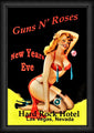 Guns and Roses Concert Poster Hard Rock Hotel Fridge Magnet 6x8 Large