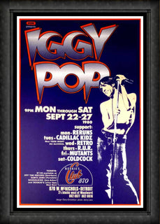 Iggy Pop Concert Poster Magnetic Canvas Print Fridge Magnet 6x8 Large