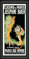 Casino De Paris Josephine Baker Vintage Poster FRIDGE MAGNET 8x17.5 Large
