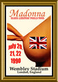 Madonna Blond Ambition Concert Poster Canvass Print FRIDGE MAGNET 6x8 Large