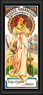 Alphonse Mucha Art Paris Perfume Poster Fridge Magnet 7x16.5 Large