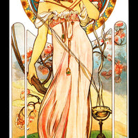 Alphonse Mucha Art Paris Perfume Poster Fridge Magnet 7x16.5 Large