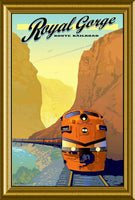 Royal Gorge Colorado Train Travel Poster Fridge Magnet 6x8 Large
