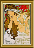 Alphonse Mucha Salon des Cent Vintage Poster Fridge Magnet 6x8 Large
