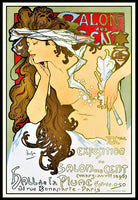 Alphonse Mucha Salon des Cent Vintage Poster Fridge Magnet 6x8 Large
