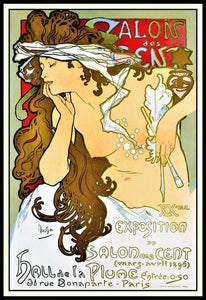 Alphonse Mucha Salon des Cent Vintage Poster Fridge Magnet 6x8 Large