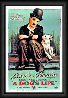 A Dogs Life Charlie Chaplin Movie Poster Fridge Magnet 6x8 Large