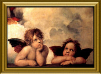 Angels Art by Raphael Magnetic Canvas Print Fridge Magnet 6x8 Large
