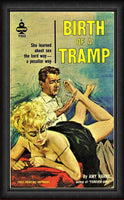 Birth of a Tramp Vintage Pulp Fiction Art 6x8 Fridge Magnet
