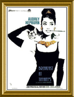 Breakfast at Tiffany's Audrey Hepburn Movie Poster Fridge Magnet 6x8 Large
