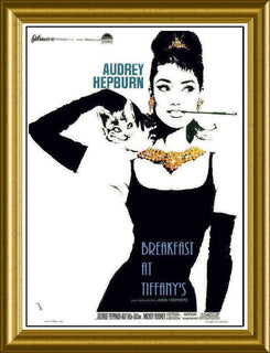 Breakfast at Tiffany's Audrey Hepburn Movie Poster Fridge Magnet 6x8 Large