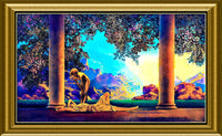 Daybreak Maxfield Parrish Art Magnetic Poster Fridge Magnet 6x10 Large
