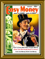 Easy Money Poster Funny Pulp Fiction Cover Art Fridge Magnet 6x8 Large
