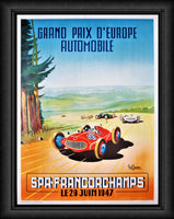 Grand Prix Europe 1947 Vintage Magnetic Poster Canvas Print Fridge Magnet 6x8 Large
