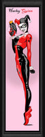 Harley Quinn Comic Book Character Magnetic Canvas Print Fridge Magnet 5x18 Large
