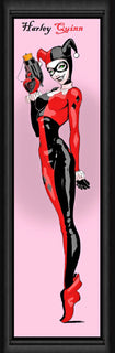 Harley Quinn Comic Book Character Magnetic Canvas Print Fridge Magnet 5x18 Large
