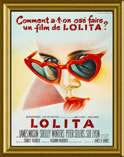 Lolita Movie Poster Stanley Kubrick Magnetic Canvas Print Fridge Magnet 6x8 Large