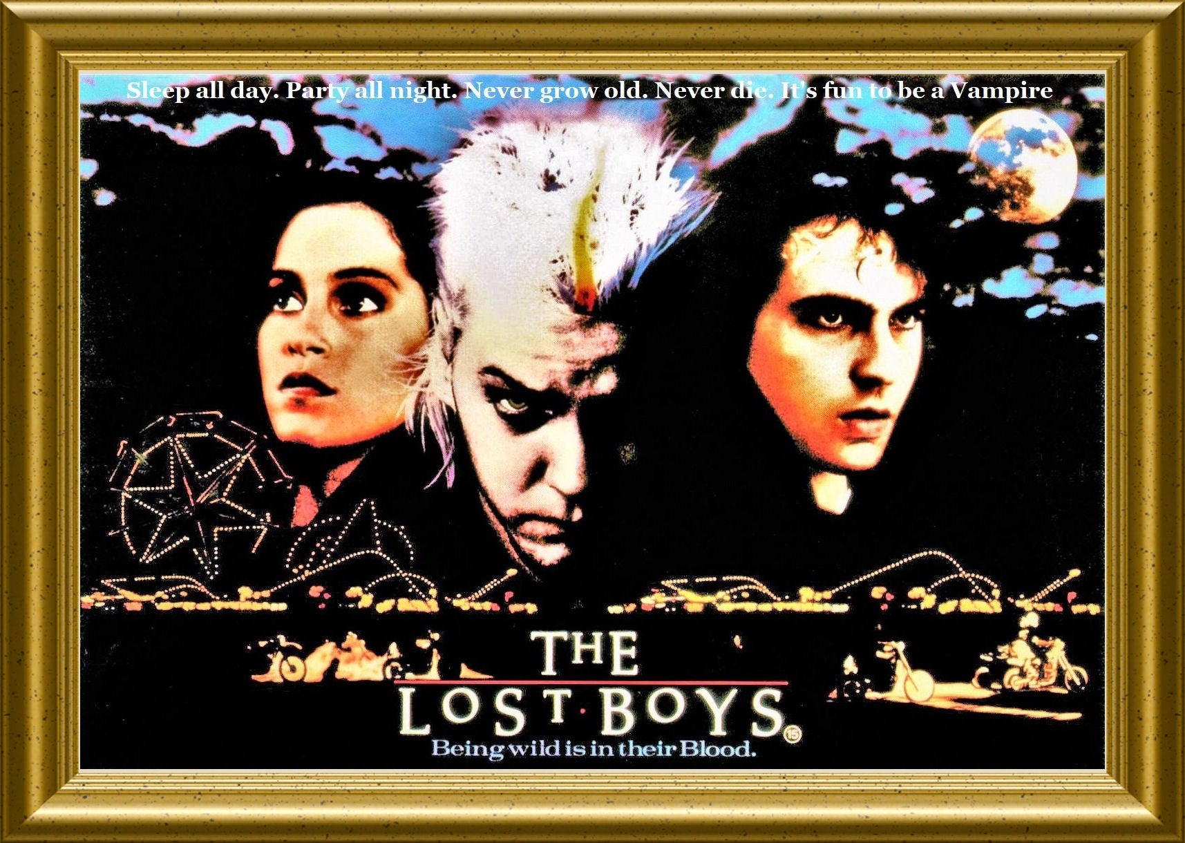 The Lost Boys Movie Poster Vampire Classic Fridge Magnet 6x8 Large
