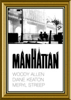 Manhattan Woody Allen Movie Poster Canvas Print FRIDGE MAGNET 6x8 Large
