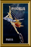 Phebus Paris French Nouveau Bicycle Poster Fridge Magnet 6x8 Large

