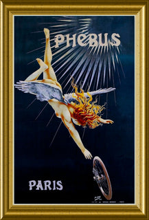 Phebus Paris French Nouveau Bicycle Poster Fridge Magnet 6x8 Large