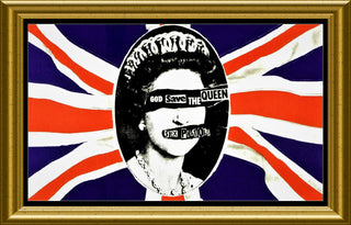 Sex Pistols God Save The Queen Poster Canvas Print FRIDGE MAGNET 6x8 Large
